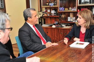 Rencontre de l'ambassadeur de Cuba